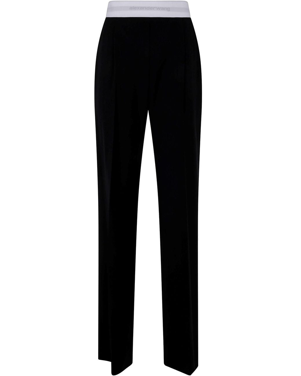 Alexander Wang Black Creased Trousers