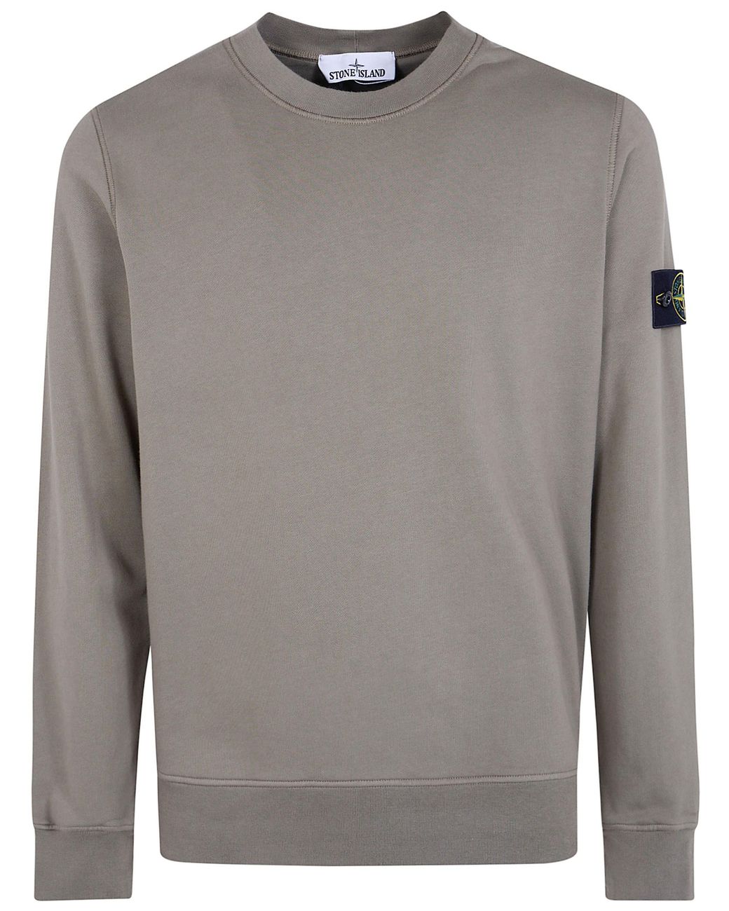 Stone Island Gray Sweatshirt Round Neck "61000" for men