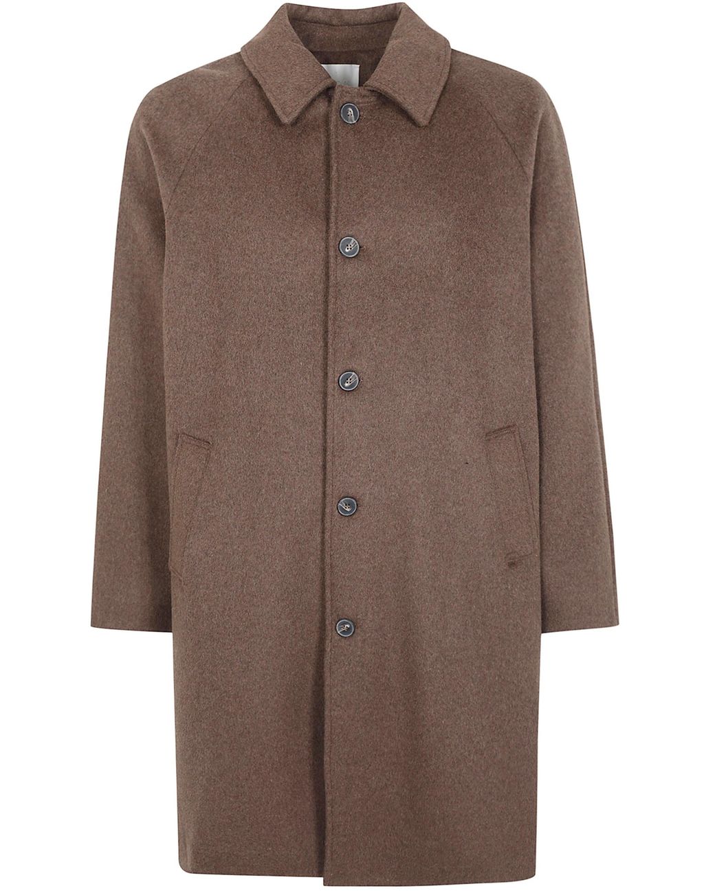 Woc Brown Coat Long for men