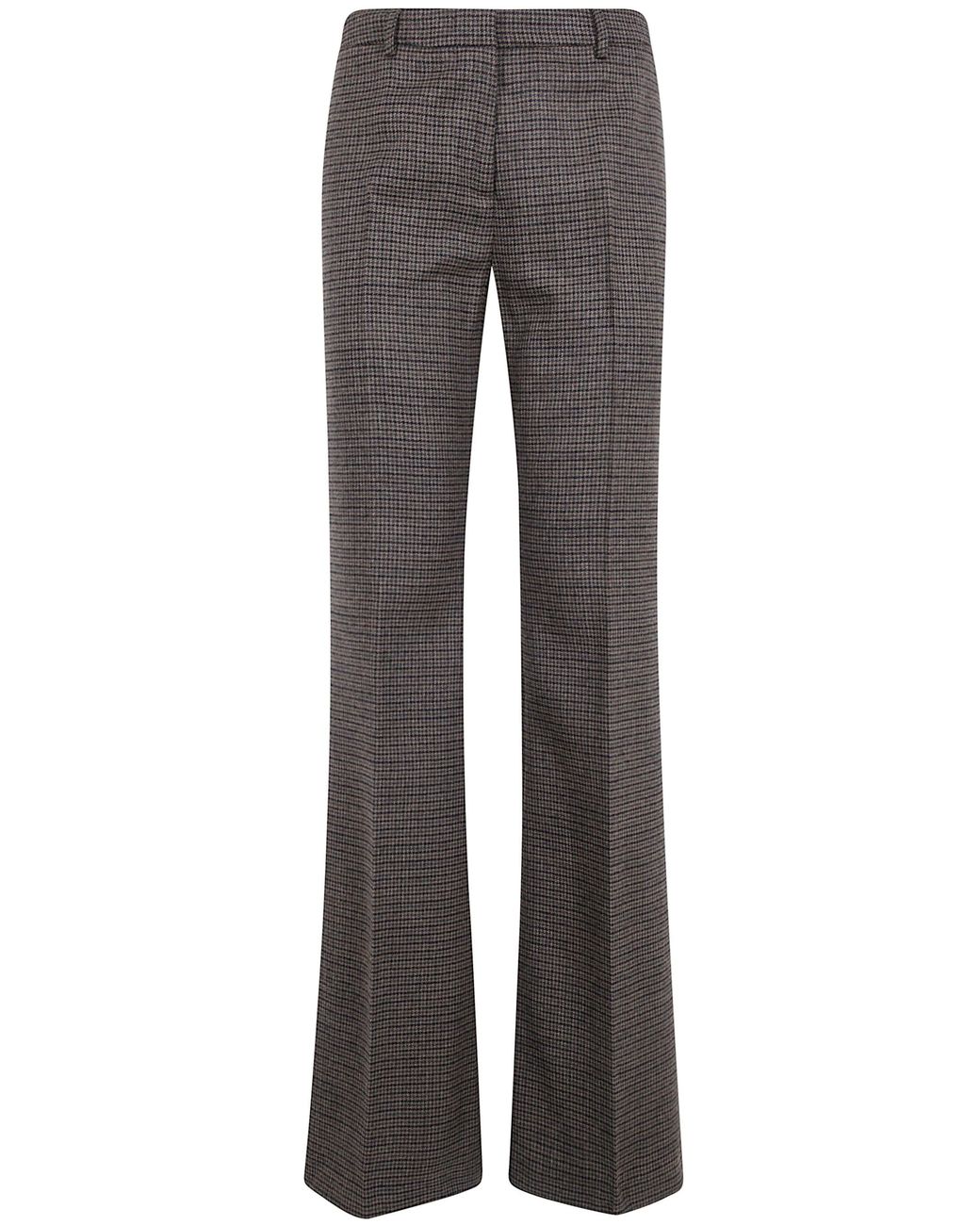 Etro Gray Flared Classic Trousers