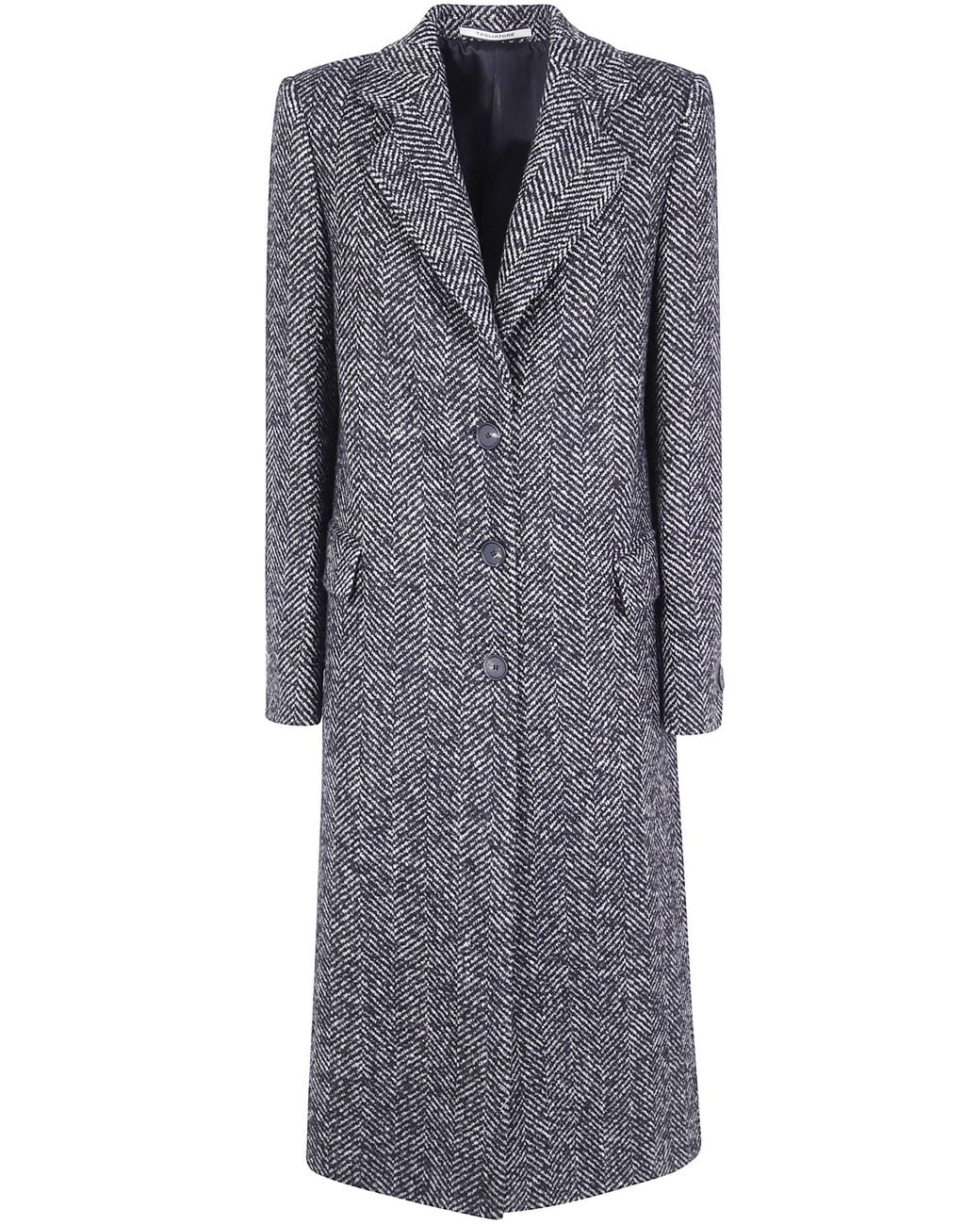Tagliatore Gray "Amanda" Long Coat