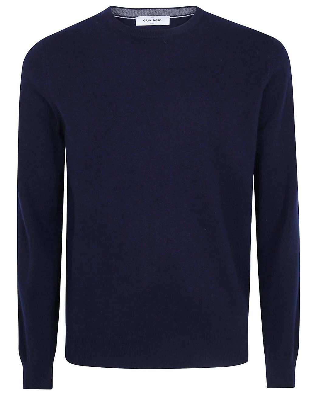 Gran Sasso Blue Sweater Wool Cashmere Blend "Long Sleeves Turtle Neck" for men