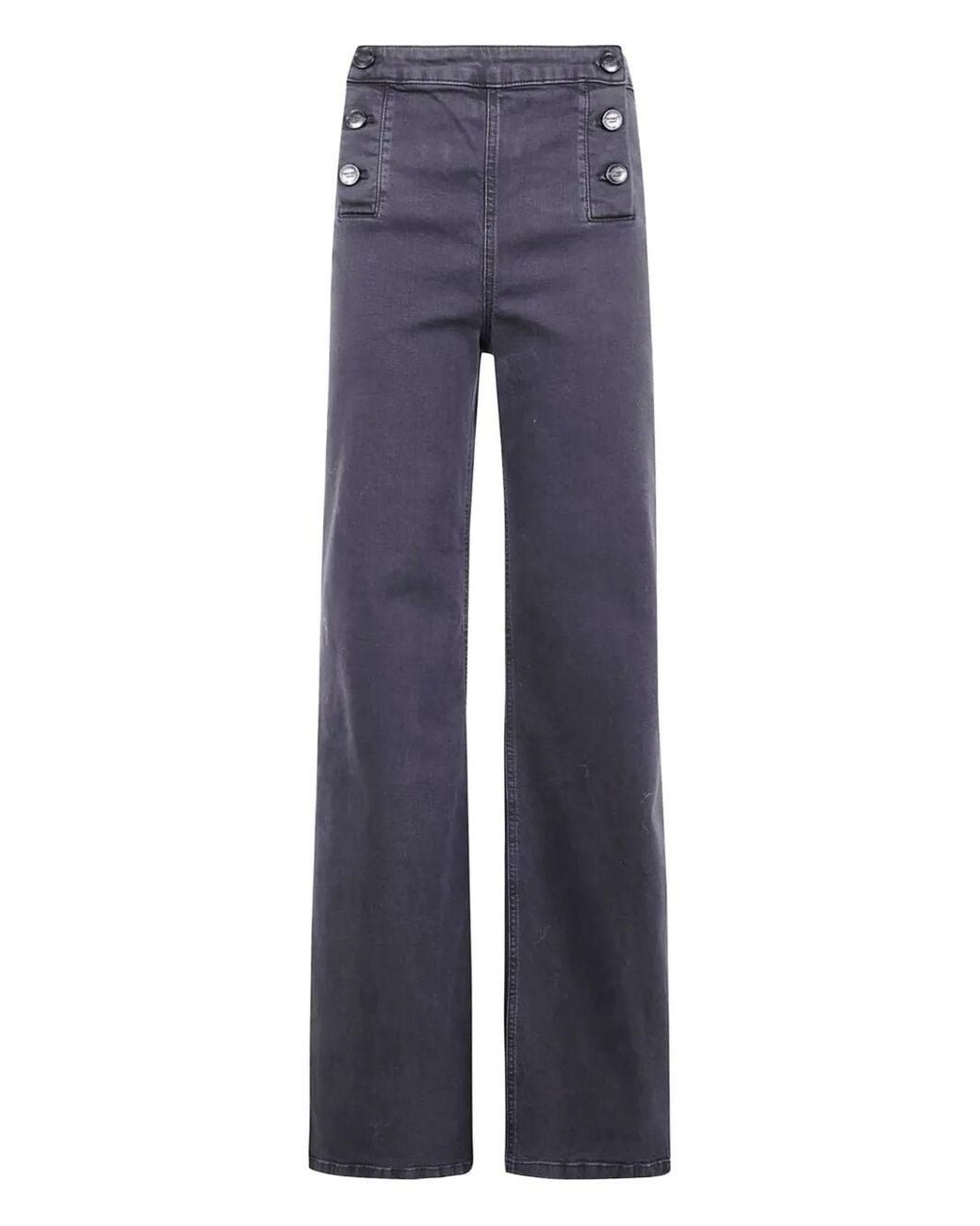 Twinset Blue Wide Leg Fit Denim