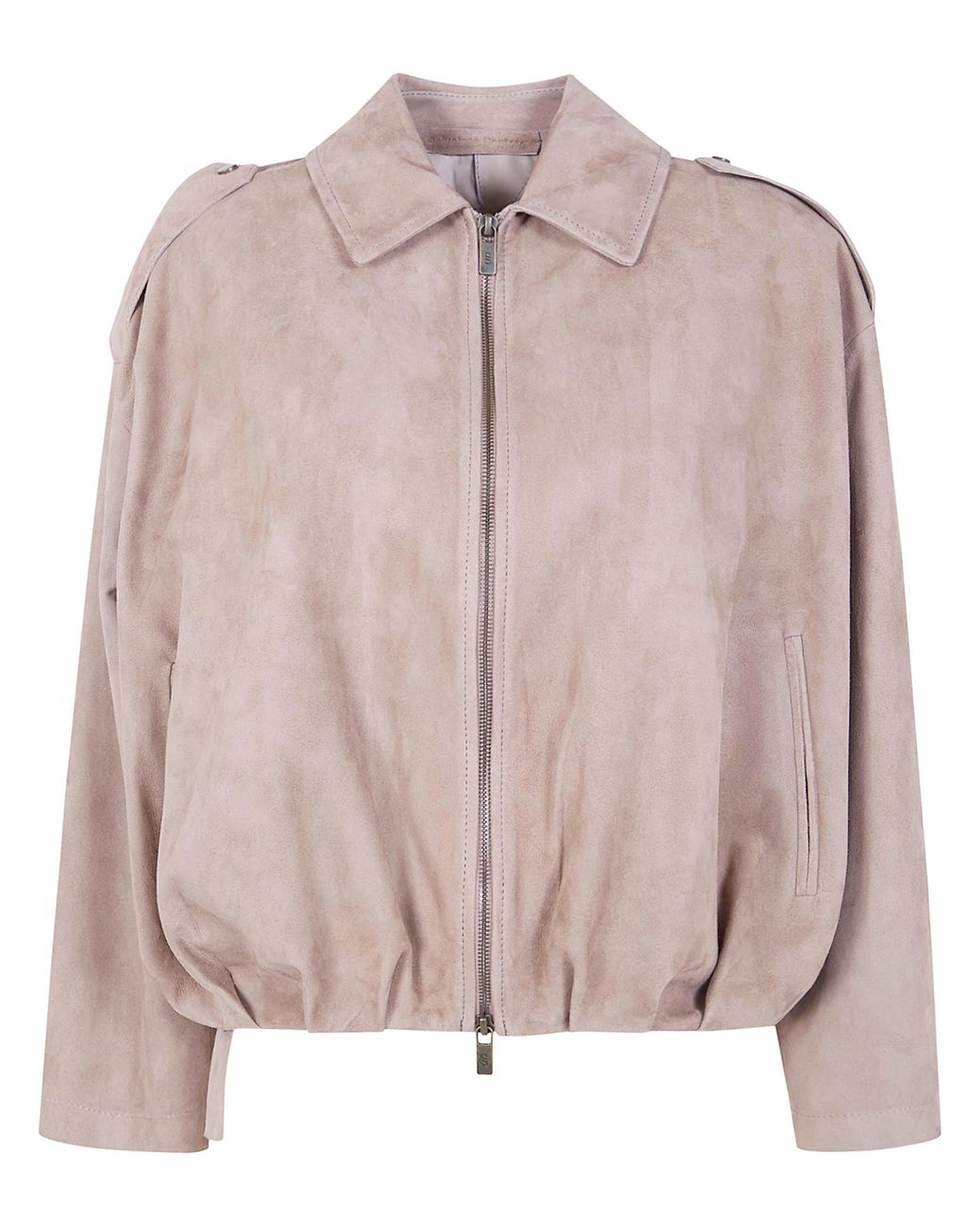 Salvatore Santoro Natural Suede Bomber Jacket