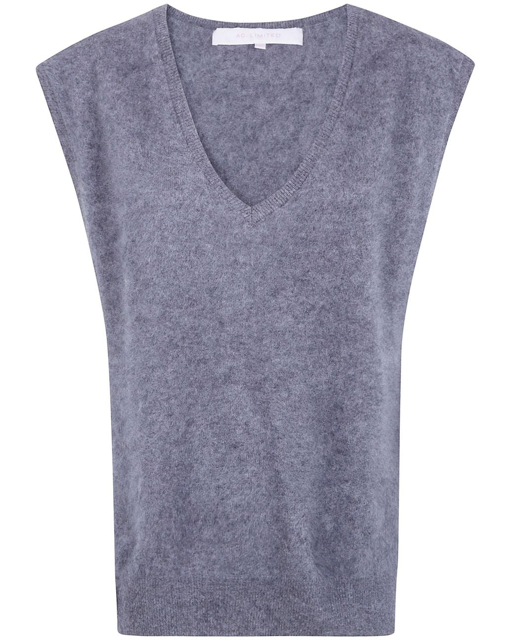 ABSOLUT CASHMERE Blue V-Neck Sweater "Marilou"