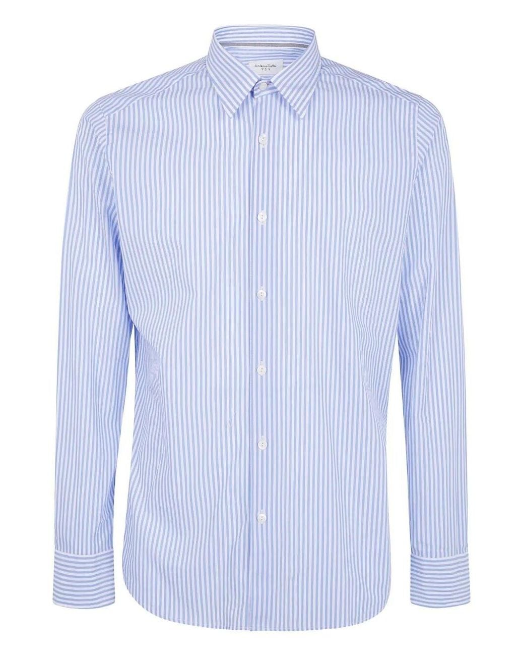 Tintoria Mattei 954 Blue Shirt for men