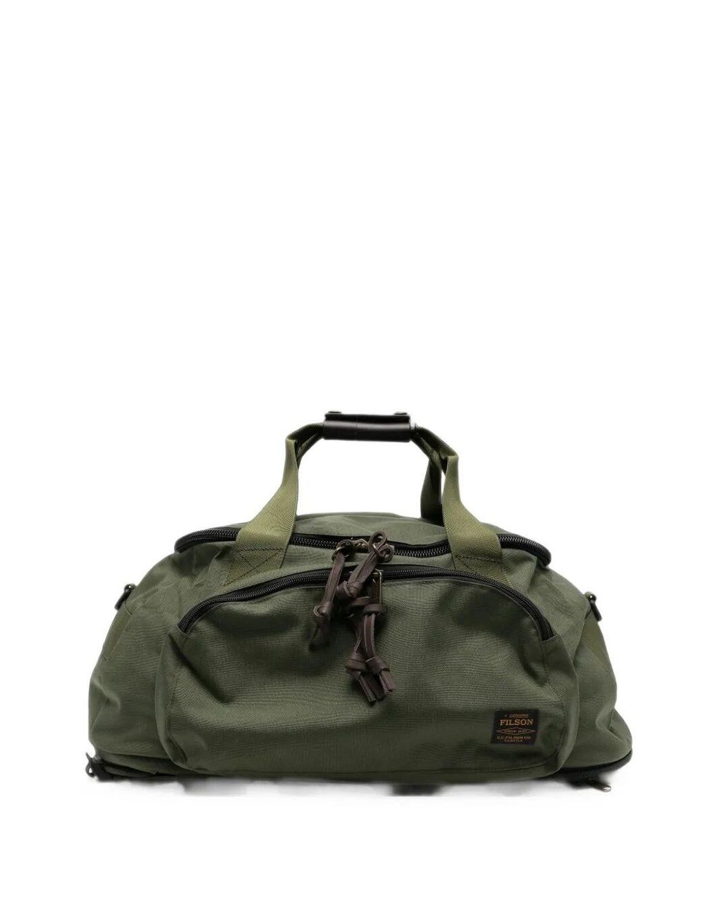 Filson Green Duffle Pack With Handle "Dryden" for men