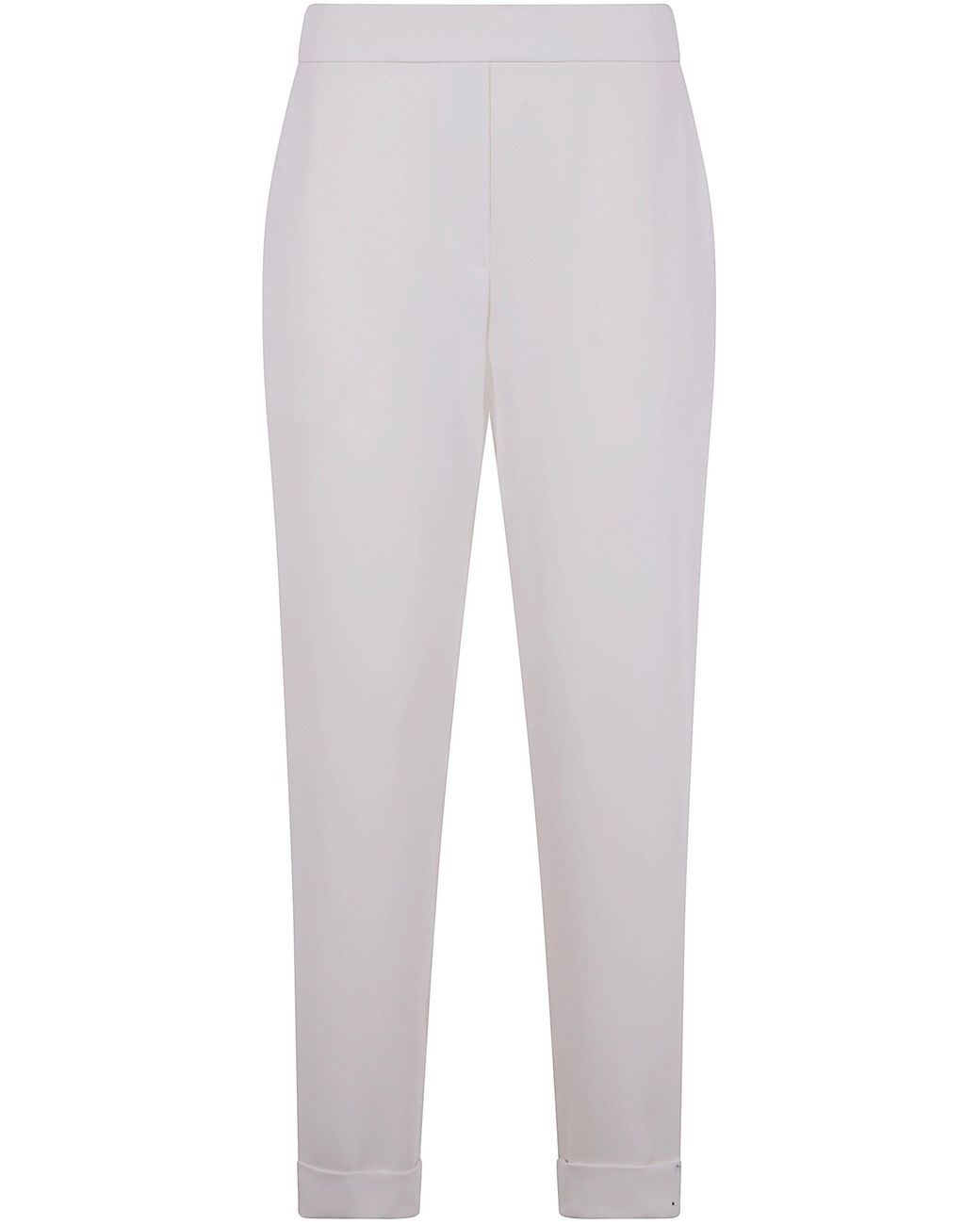 P.A.R.O.S.H. White Pany Cropped Trousers