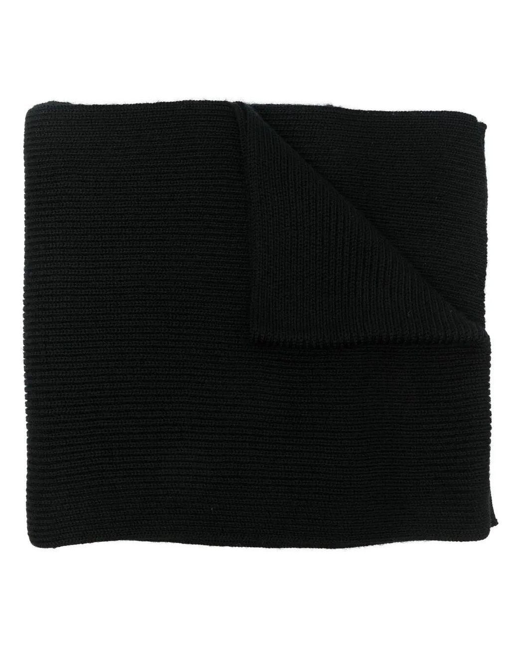 Polo Ralph Lauren Black Scarf Wool "Polo" for men