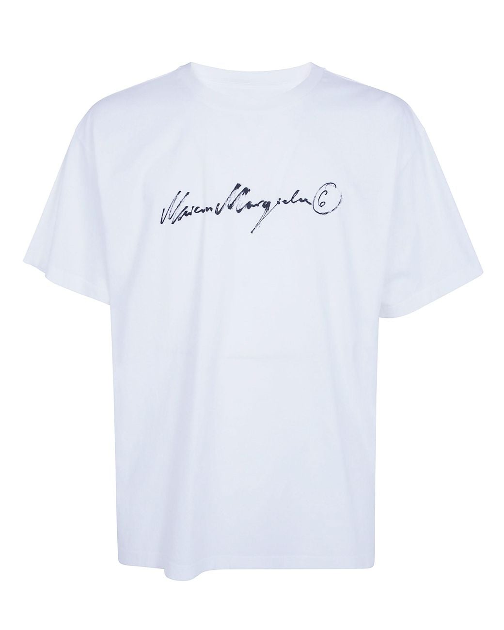 MM6 by Maison Margiela White T-Shirt Classic for men