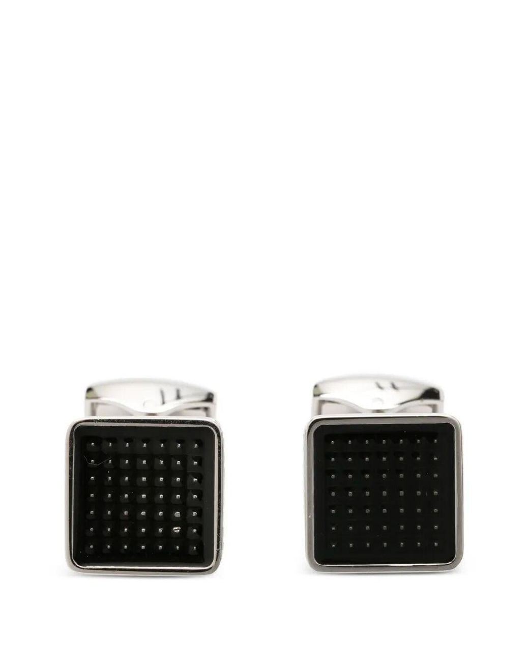 Tateossian Black Giza Ice Cufflinks for men