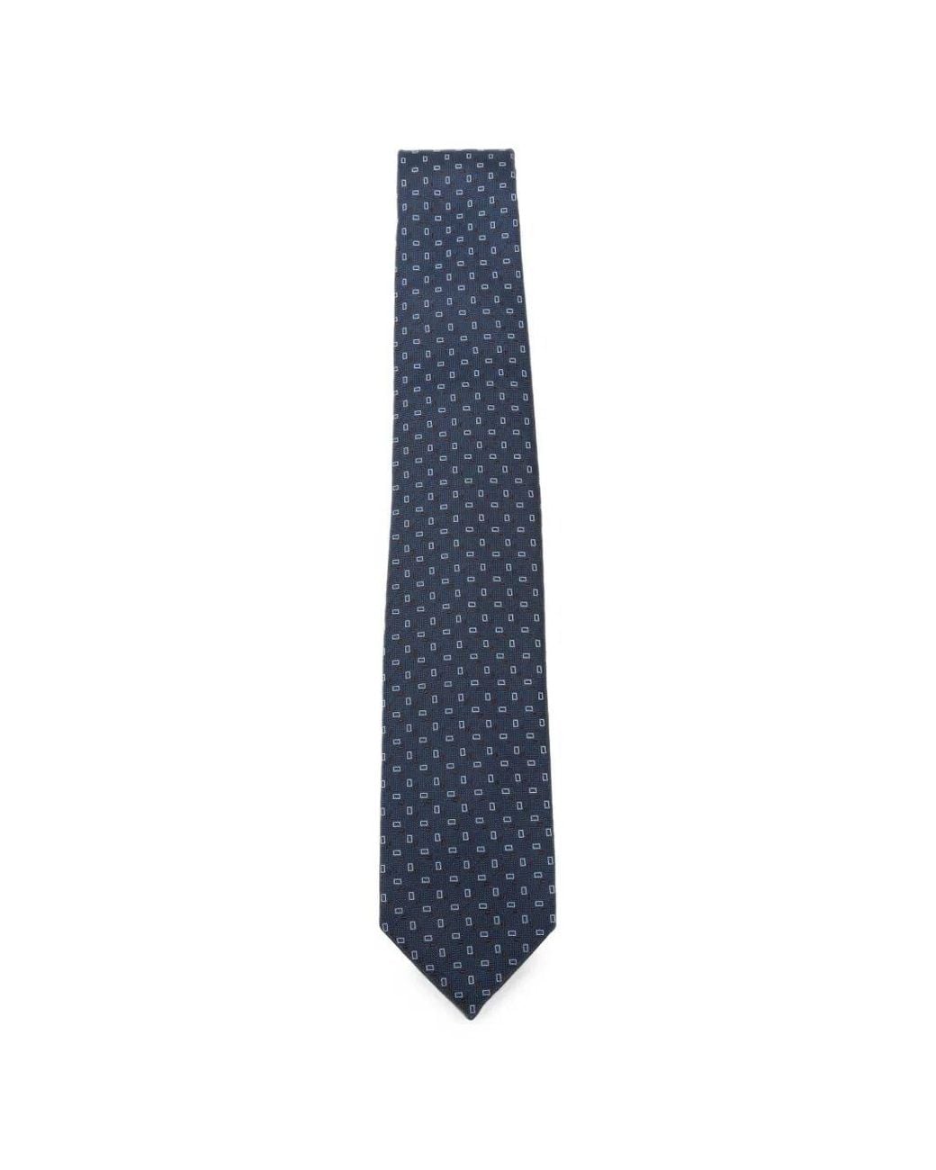 Barba Napoli Blue Tie 7.5 Cm "Classic 7,5 Tie" for men