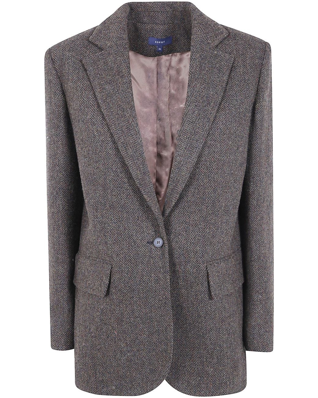 Soeur Gray Jacket Main Feature "Sevres"