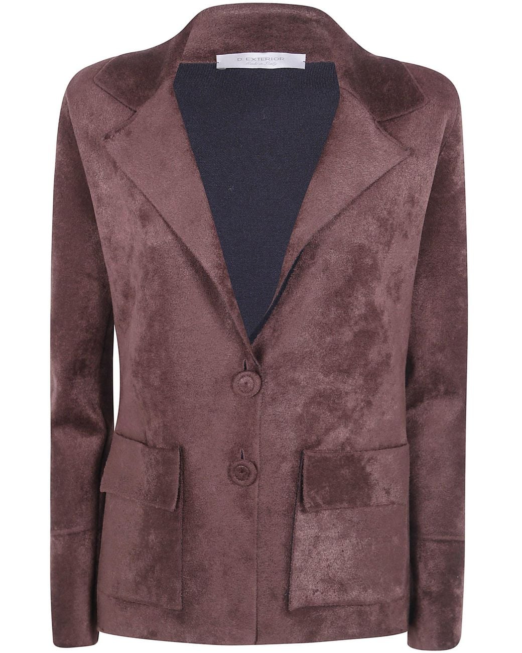 D.exterior Purple D. Exterior Jacket Double Breasted "Cio Chocolate"