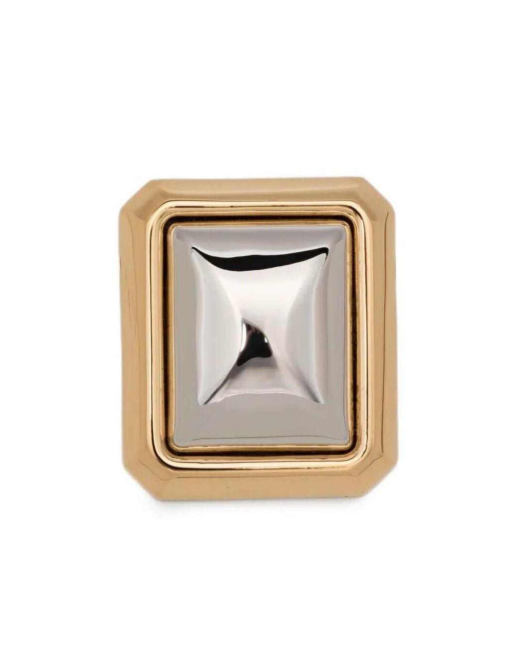 Jacquemus White "Les Pendants Carre" Earring