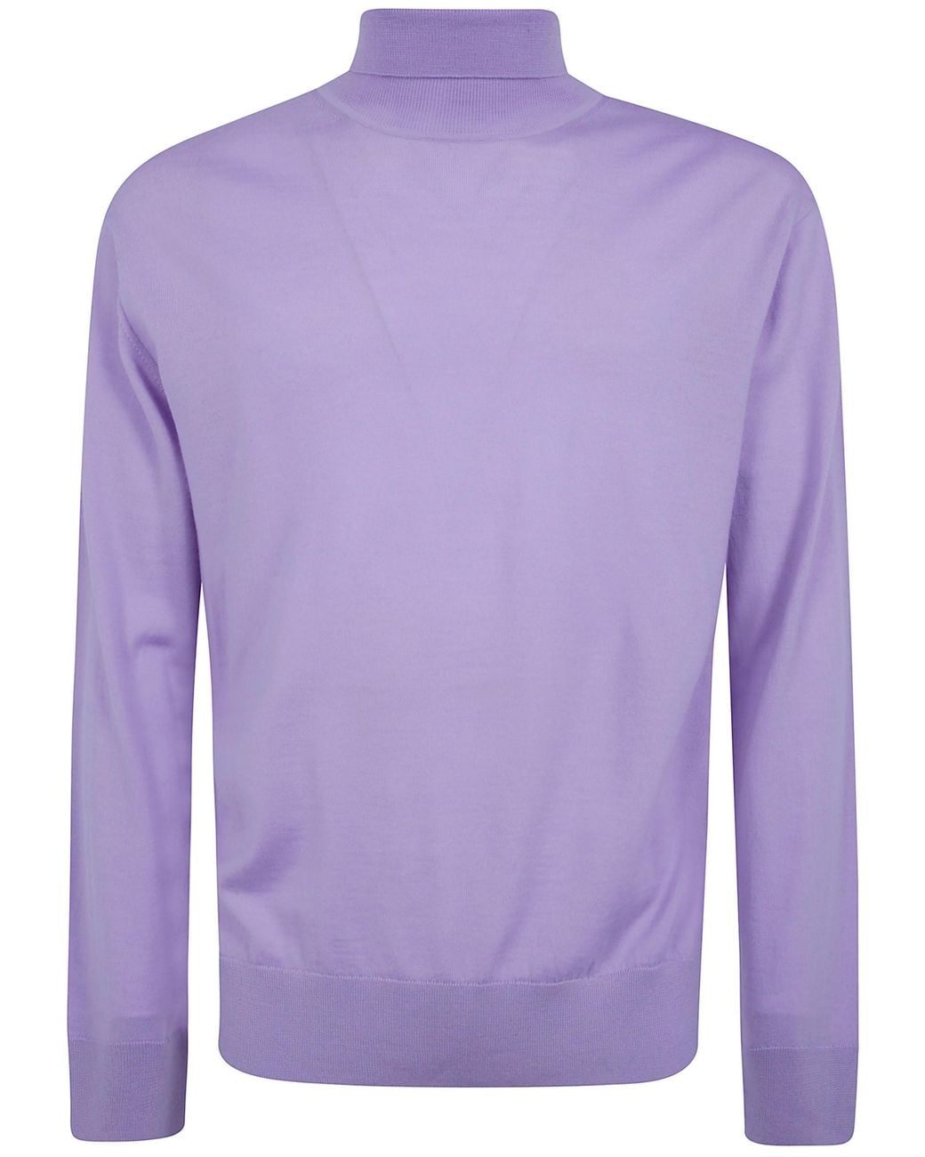 Laneus Purple Sweater Turtleneck Turtle Neck for men