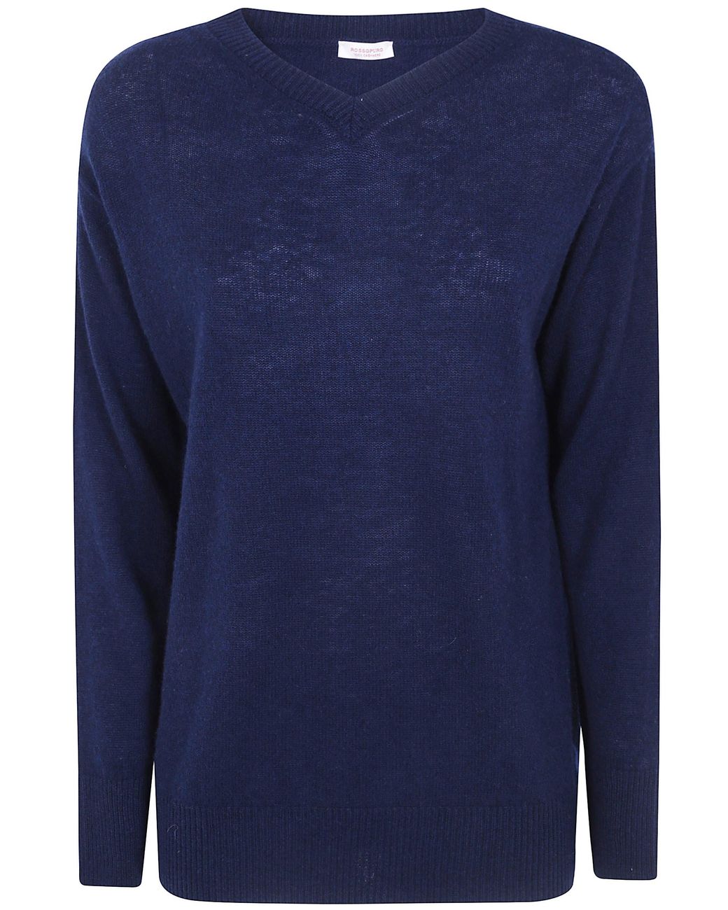 Rossopuro Blue Sweater V-Neck Over