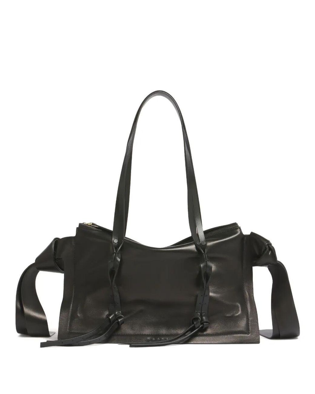 Borsa Tote Piccola di Marni in Black