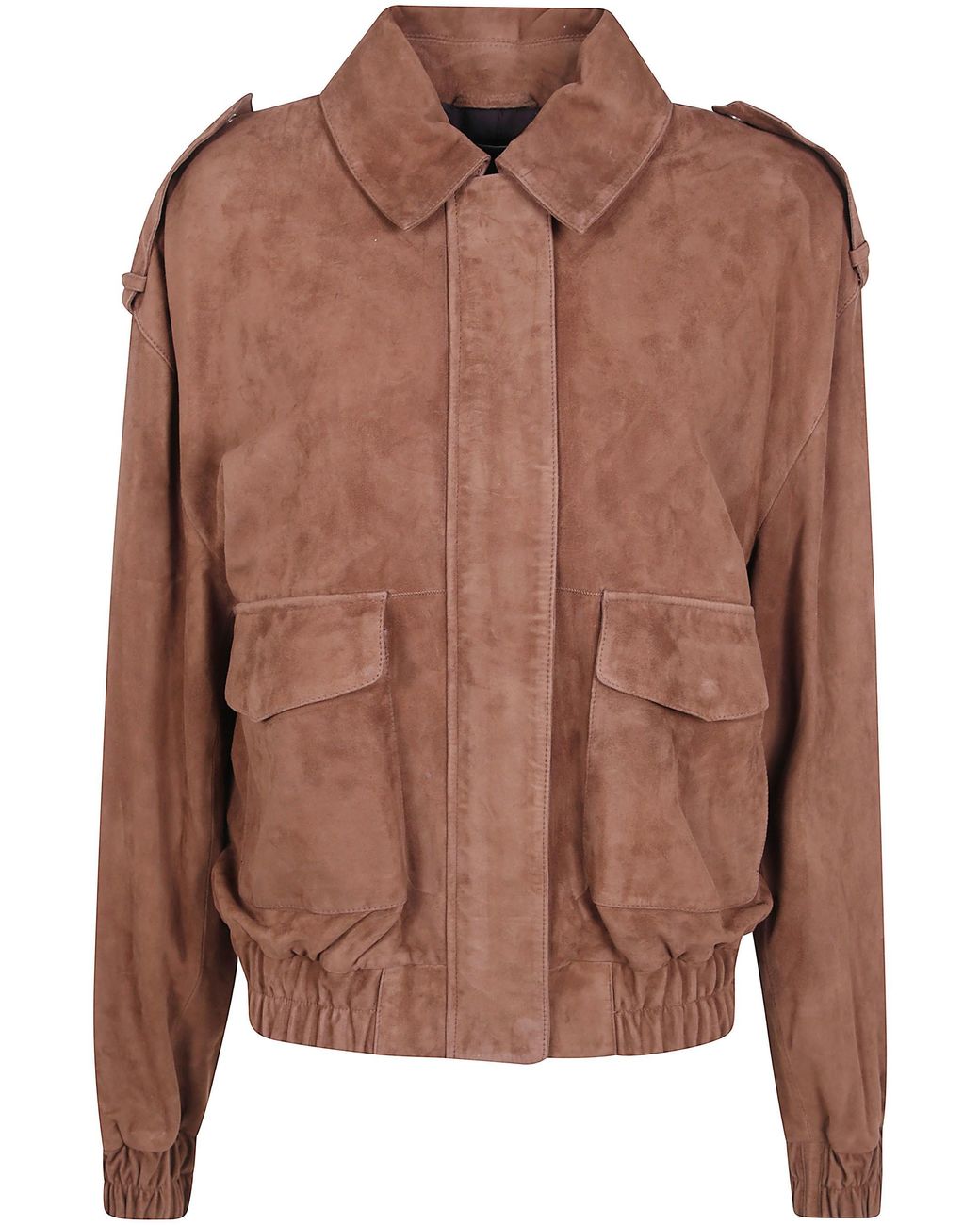 Arma Brown Jacket Lamb Suede "Halti"