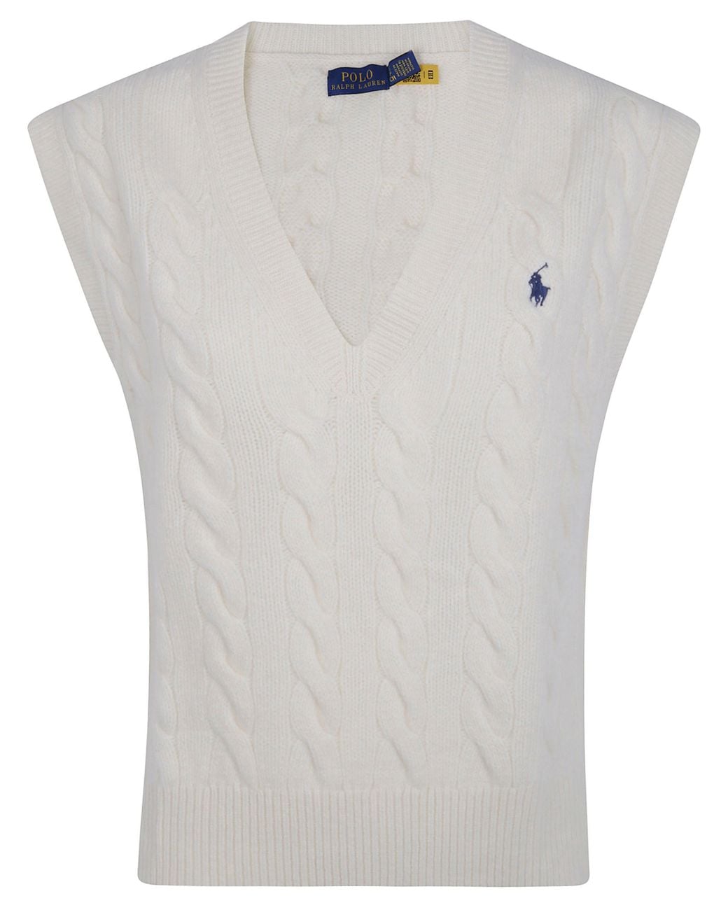 Polo Ralph Lauren Natural Polo Pony-Embroidered Knit Vest