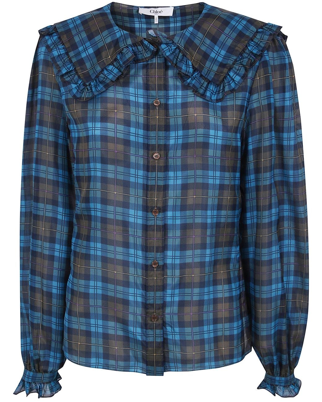 Chloé Blue Checked Shirt "Cowboy Shirt"