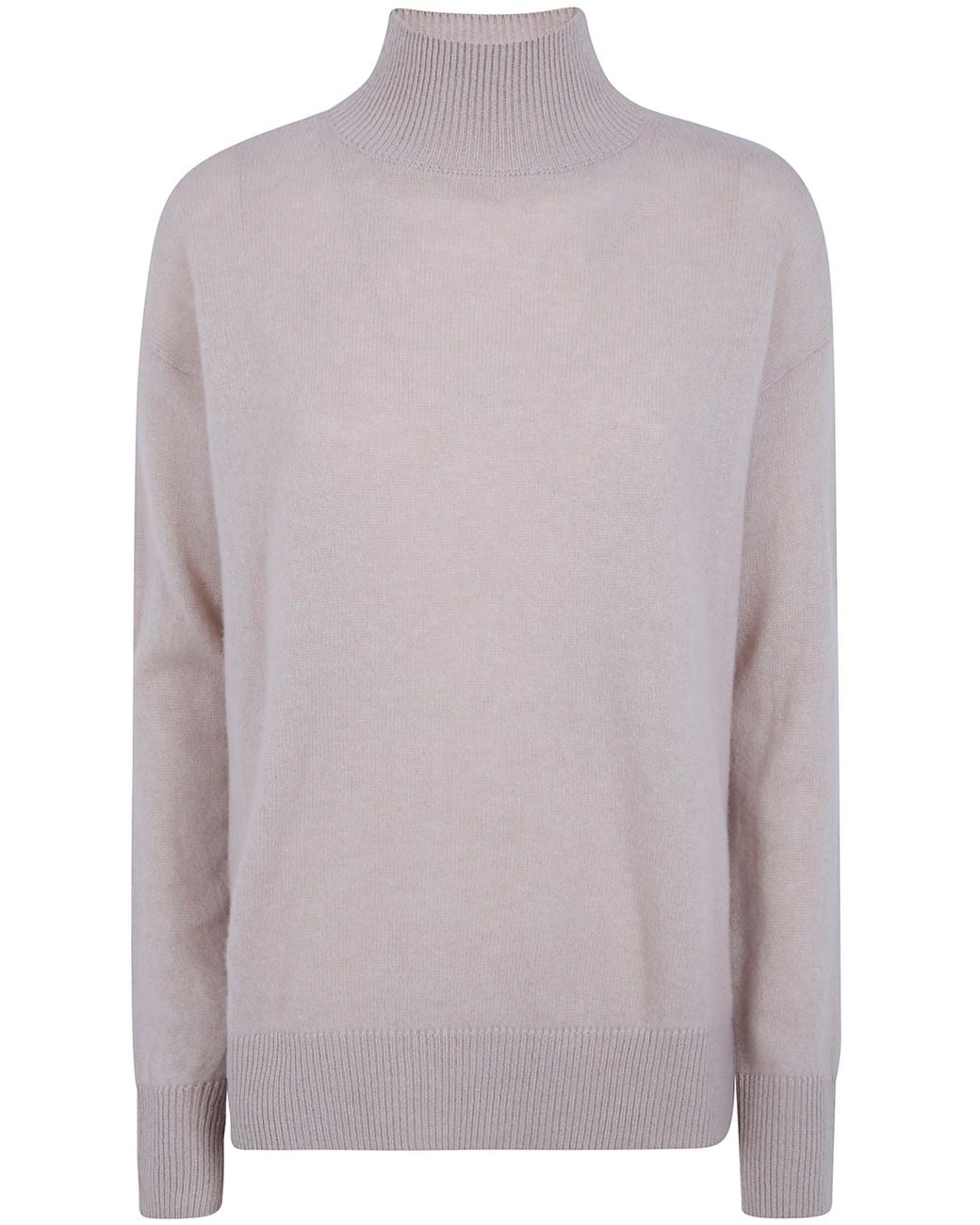 Rossopuro Gray Turtleneck Sweater "Long Sleeved Turtle Neck Over Sweater"