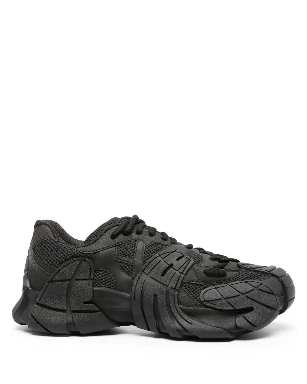 CAMPERLAB Black Low-Top Sneakers "Tormenta"