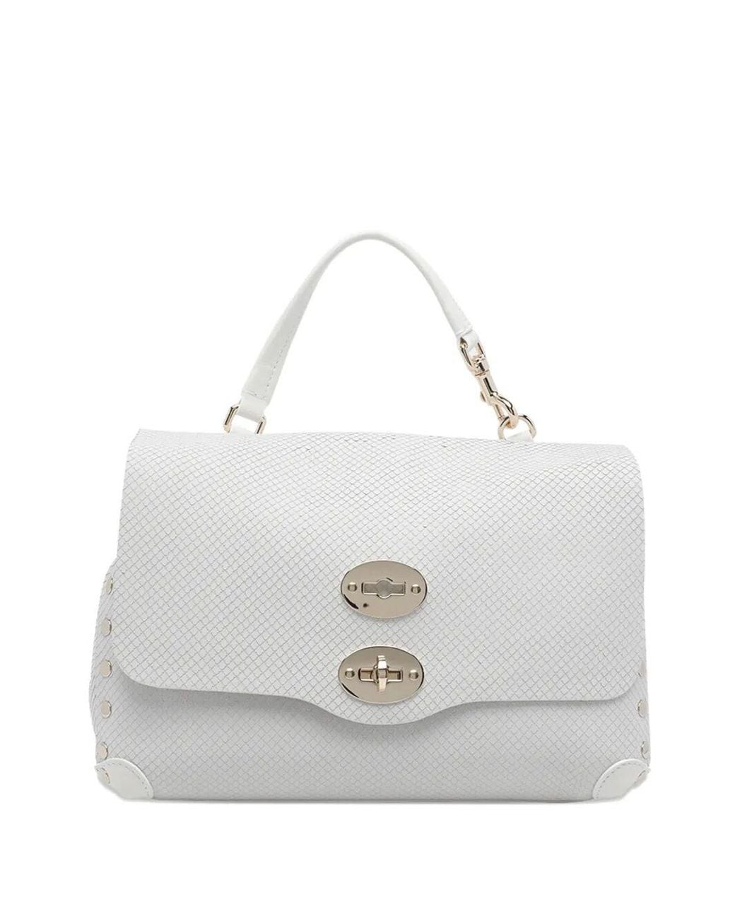 Zanellato White "Postina Amoretto" Small Messenger Bag