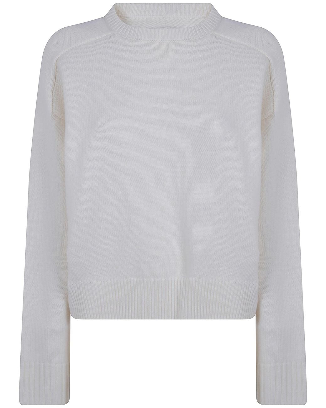 Loulou de Saison Gray Sweater Wool Cashmere "Breha"