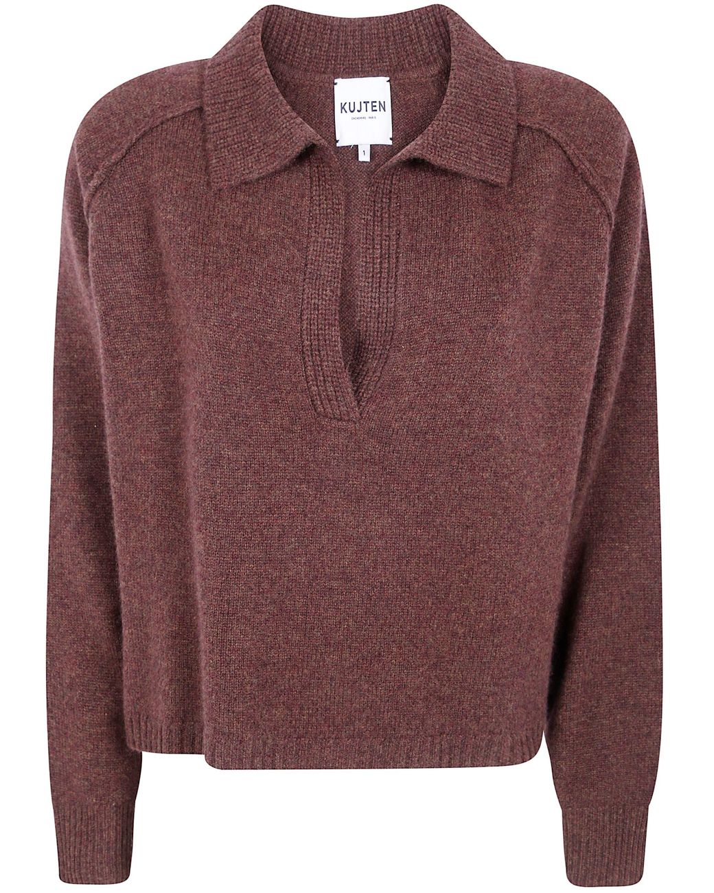 Kujten Brown Sweater Cashmere "Aenora"