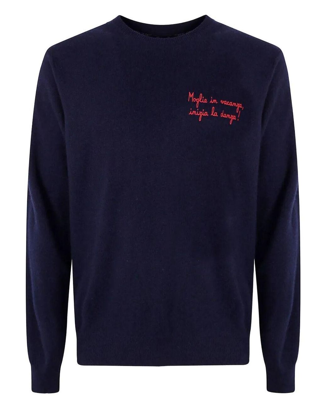 Mc2 Saint Barth Blue "Heron Light Embry" Pullover for men