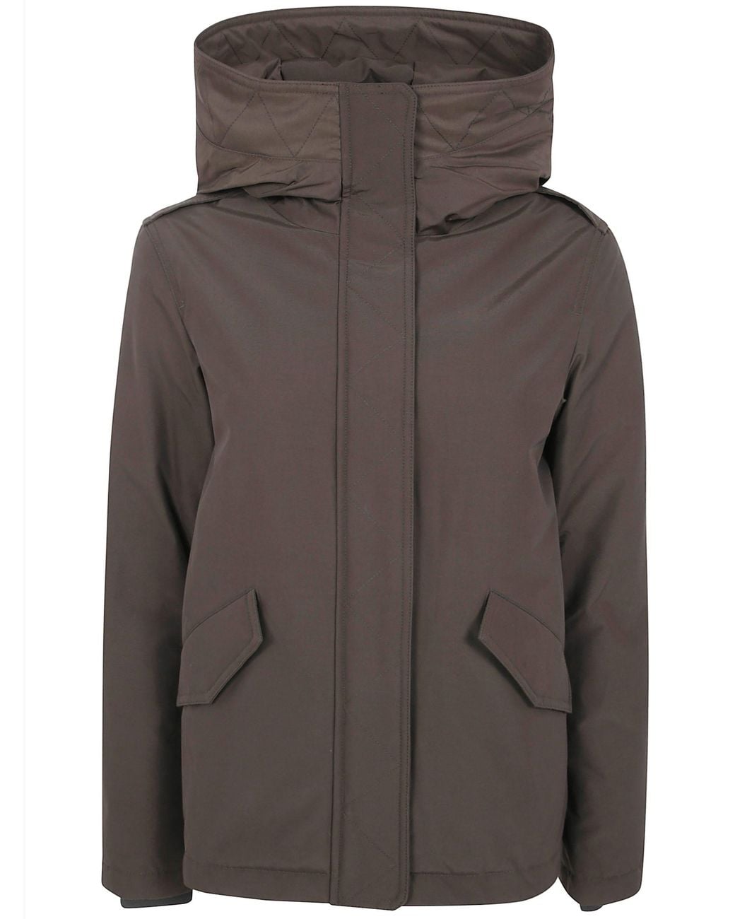 Woolrich Gray Jacket Military "Military Jacket"