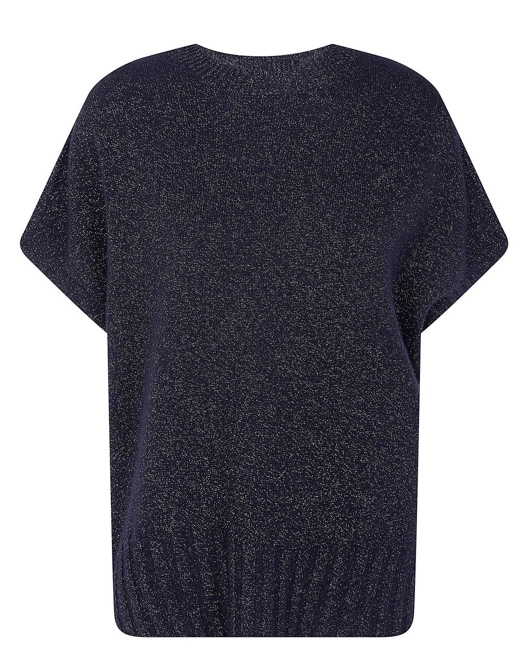 Twinset Blue Sweater Sleeveless Round Neck