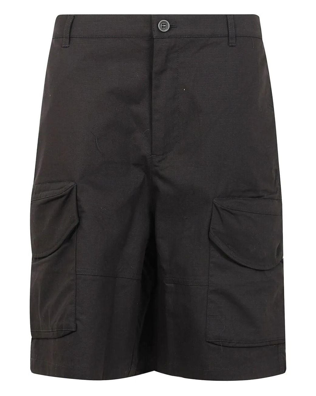 Daily Paper Black Cotton Cargo Shorts