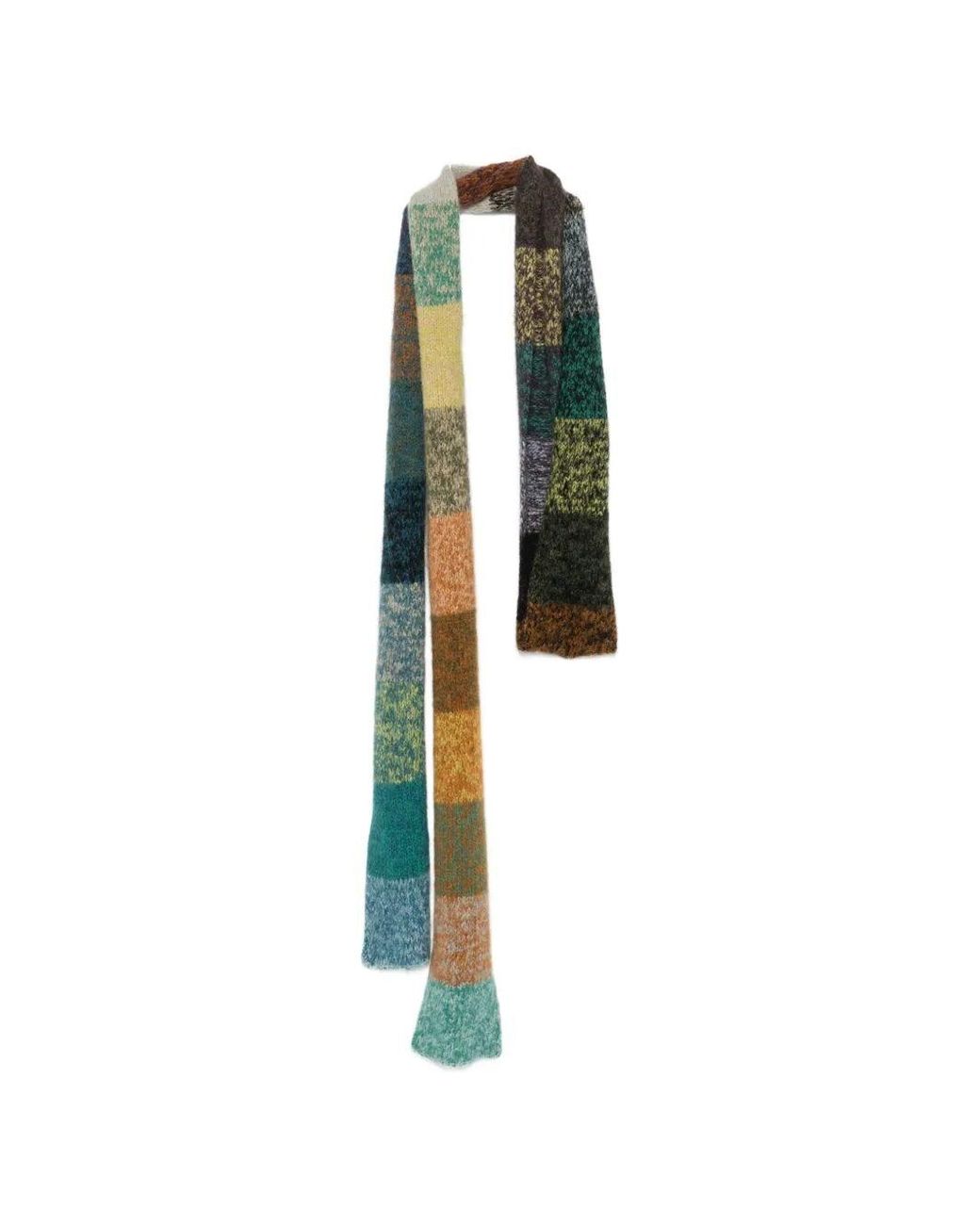 Dries Van Noten Blue Scarf "Melbin" for men