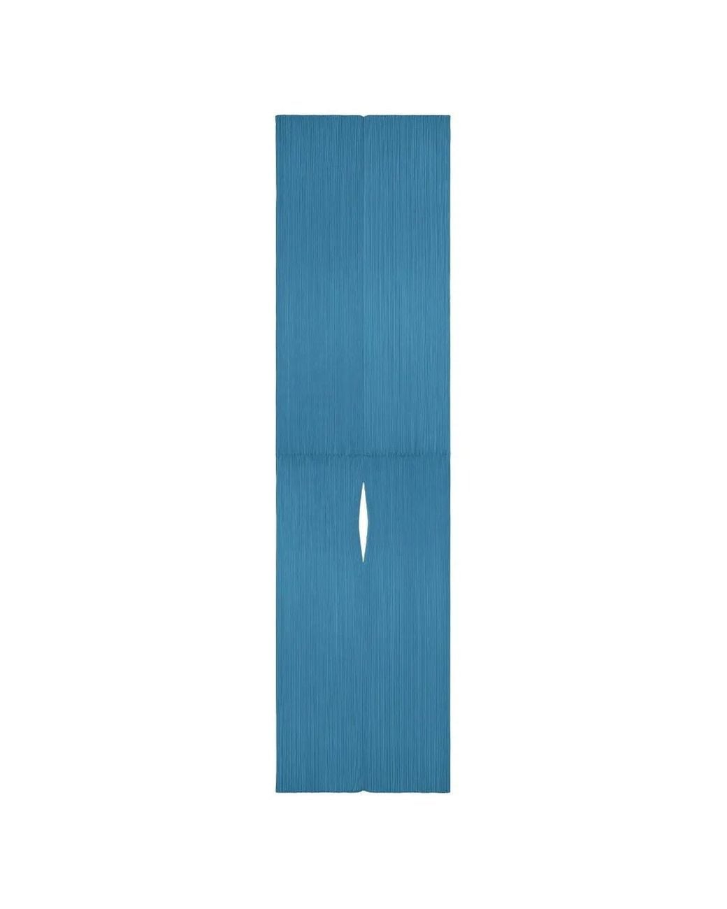 Pleats Please Issey Miyake Blue Sciarpa