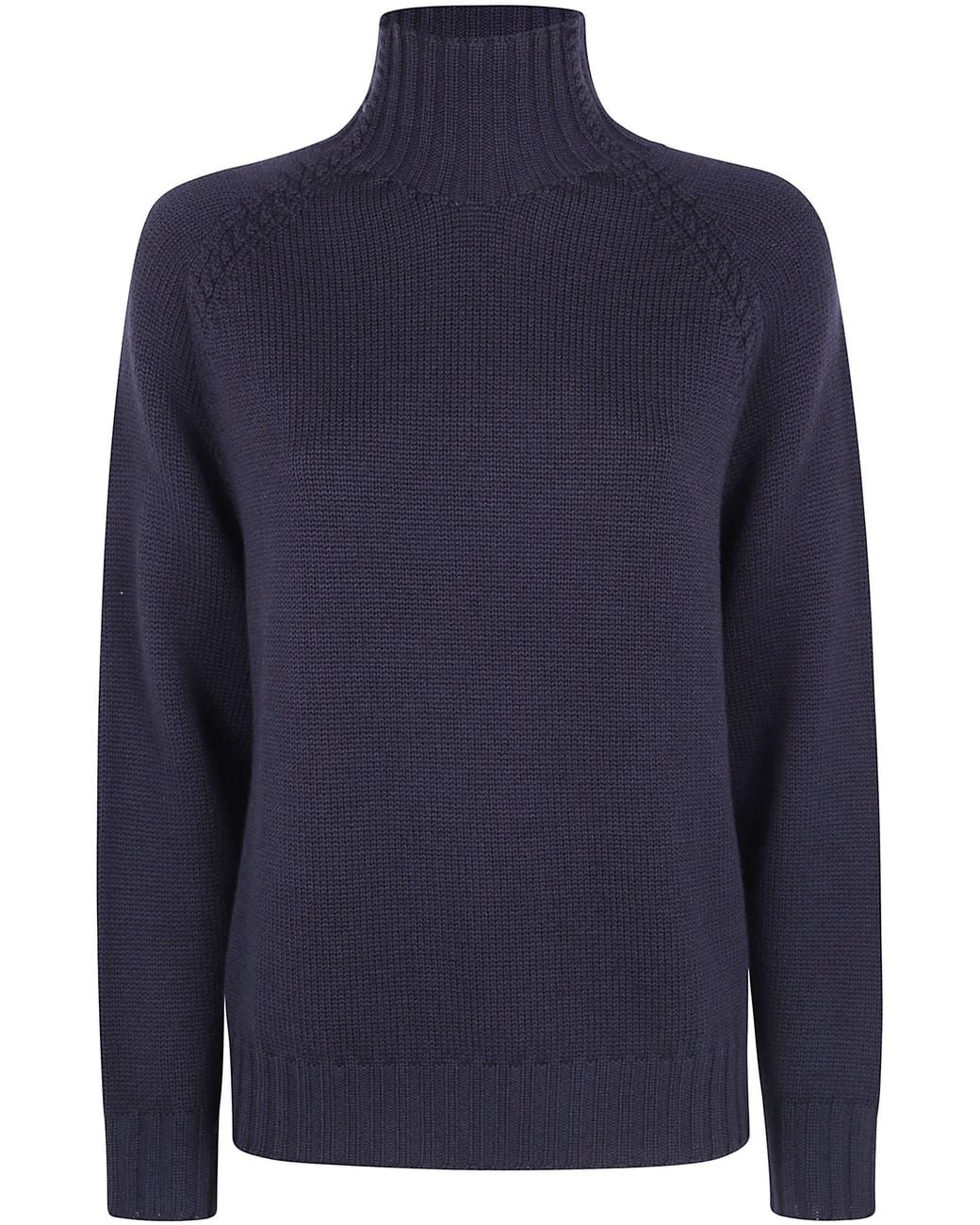 Rossopuro Blue Sweater Long Sleeved "Turtle Neck"