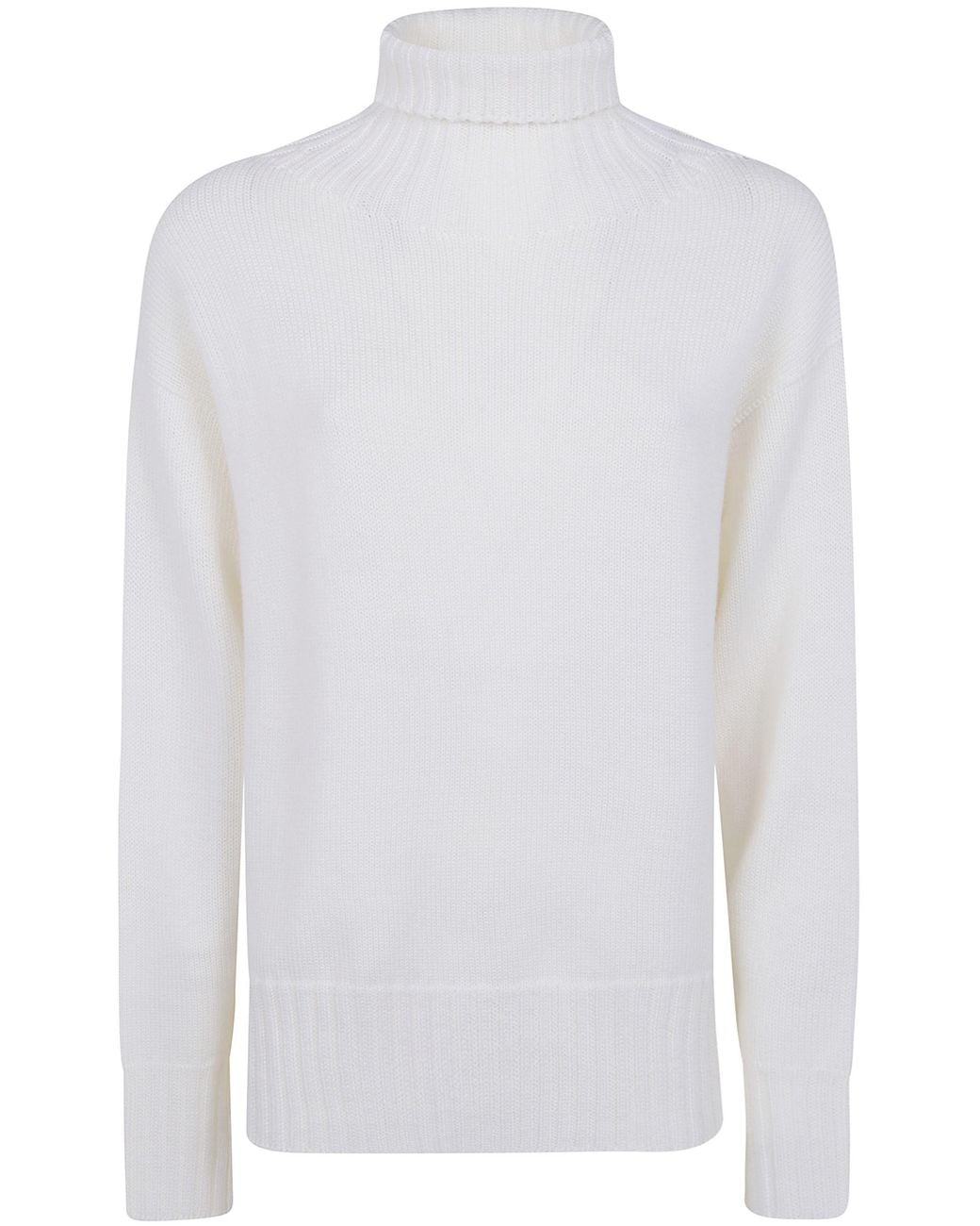 Drumohr White Sweater Turtle Neck "L5Mn404L"