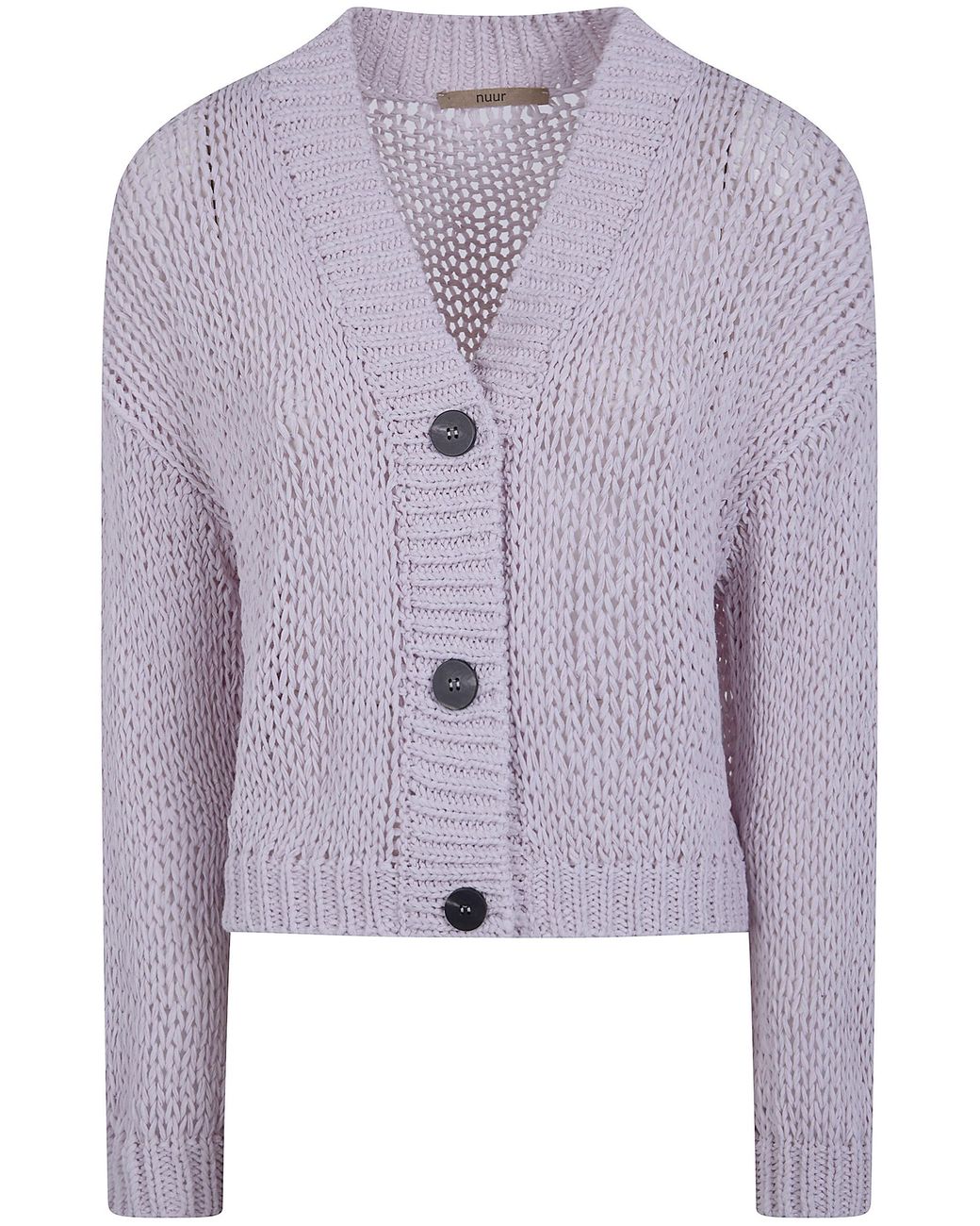Nuur Purple Long Sleeves Cardigan