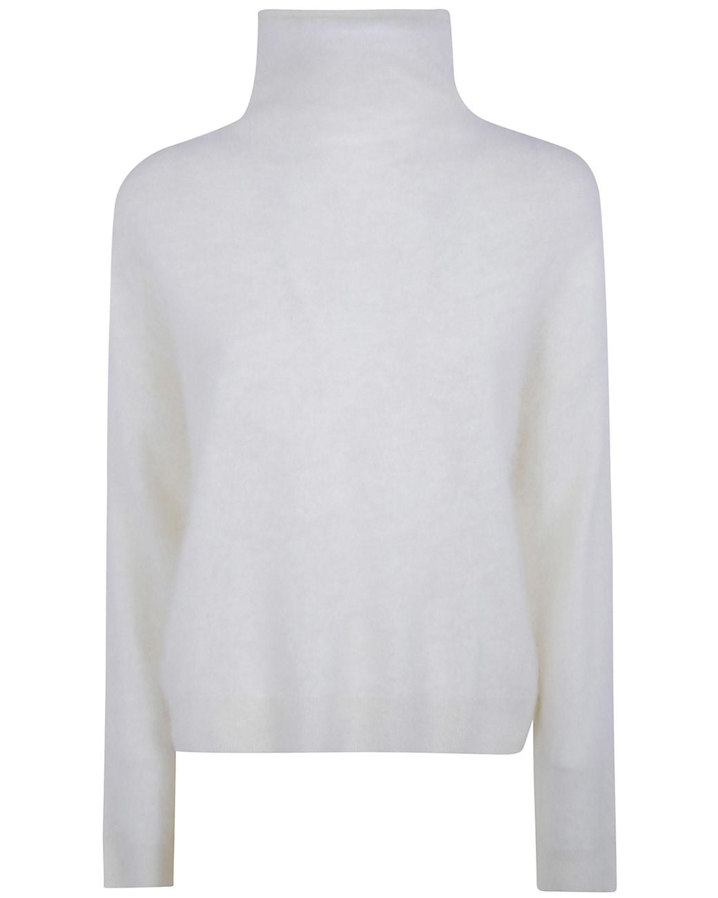 ABSOLUT CASHMERE White Turtleneck Sweater "Solange"