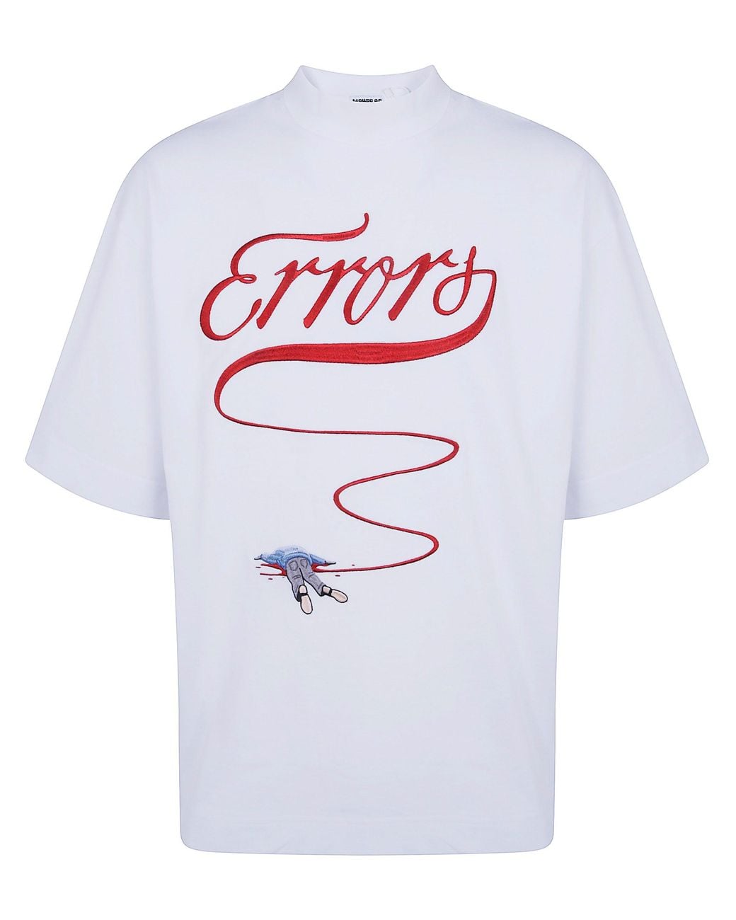 House of Errors White Heavyweight T-Shirt "Homespun" for men