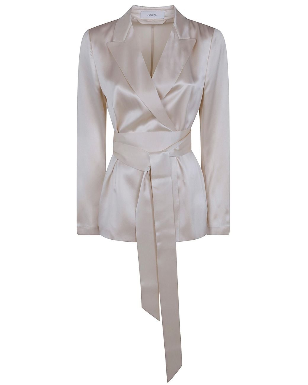 Joseph Gray "Archer" Silk Satin Jacket