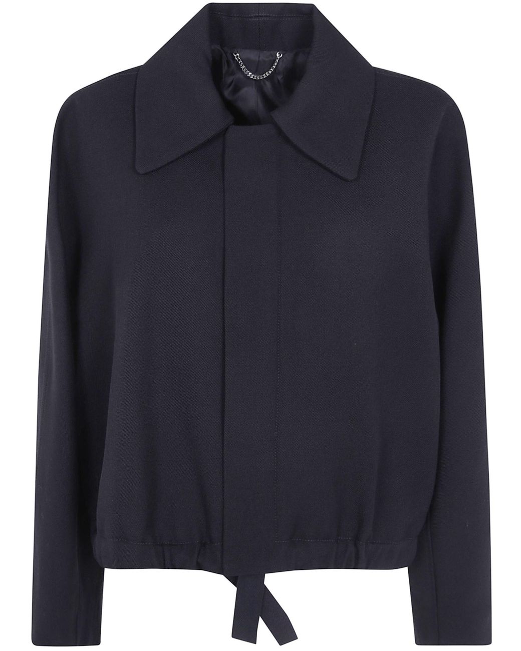 Victoria Beckham Blue Jacket Wool "Arden"