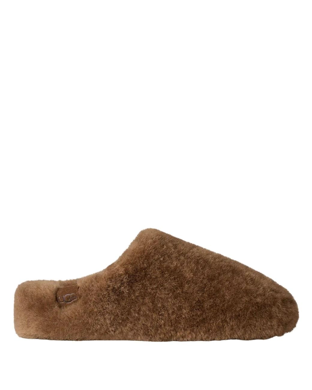 Ugg Brown Slippers Fluffed "Elea"