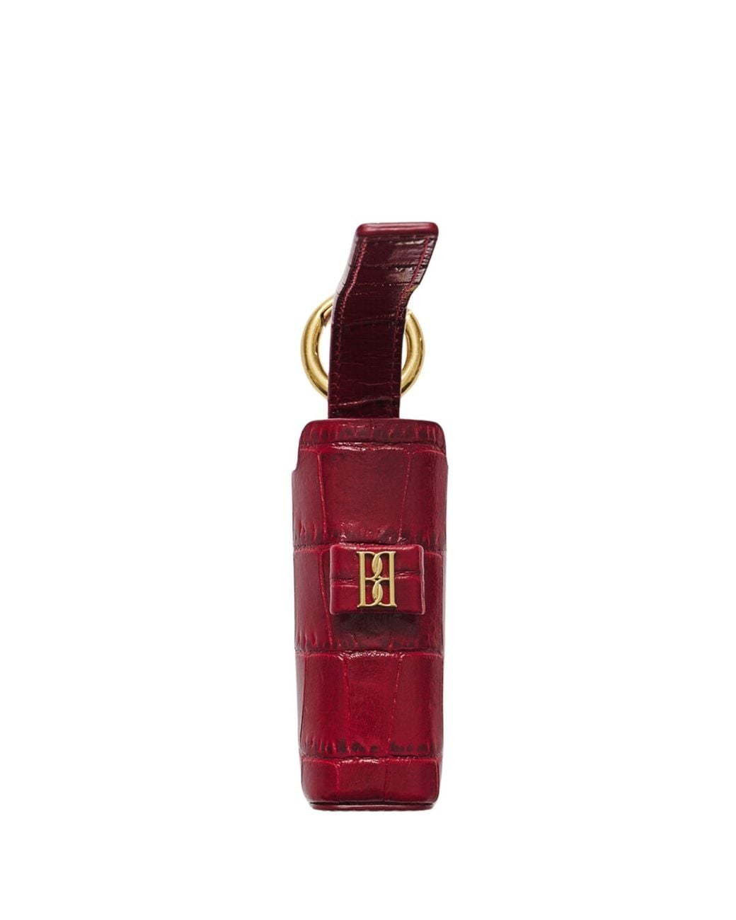 By Malene Birger Red Necklace Croco "Vera Lipstick"