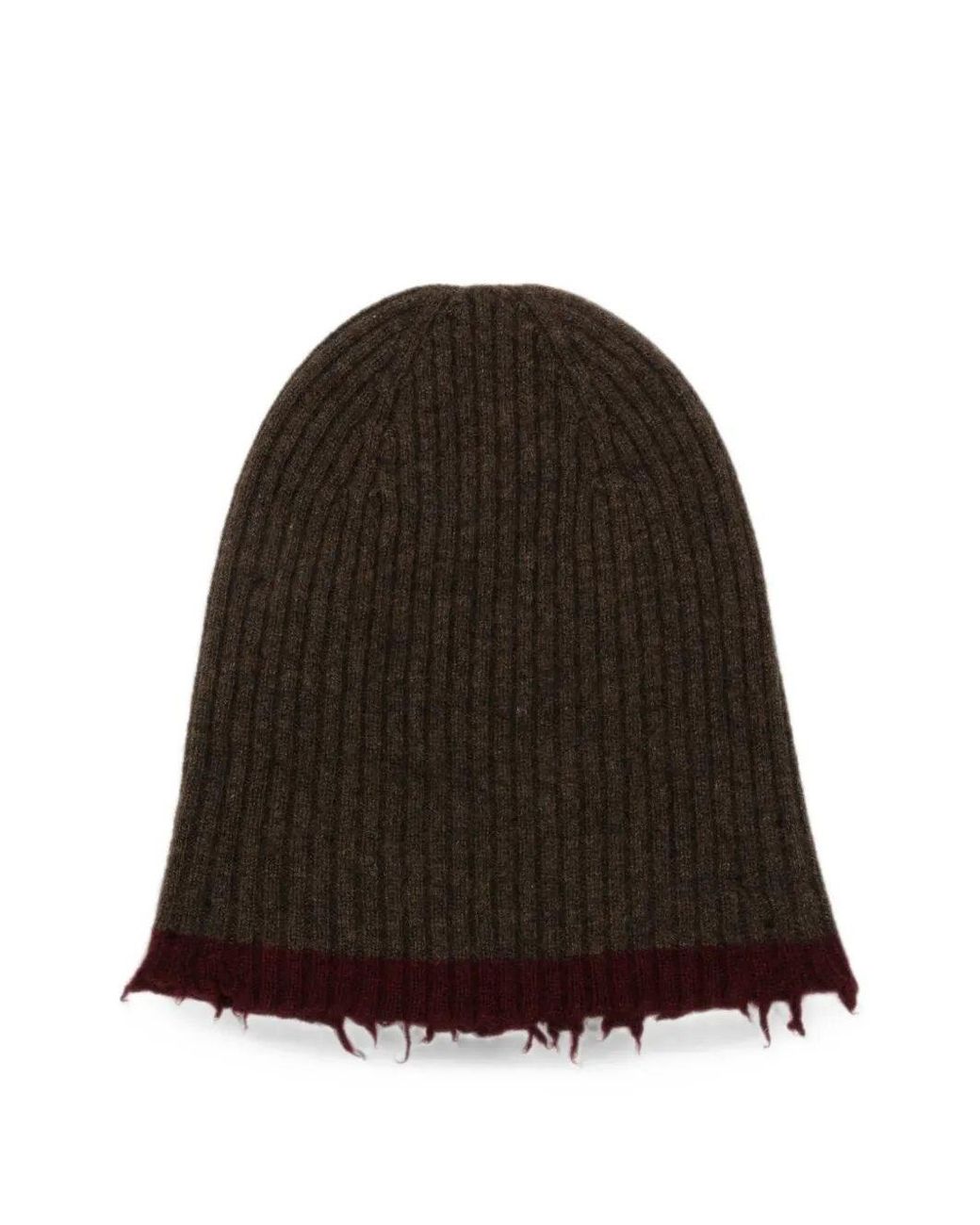 Uma Wang Brown Hat Cashmere "Sofia"