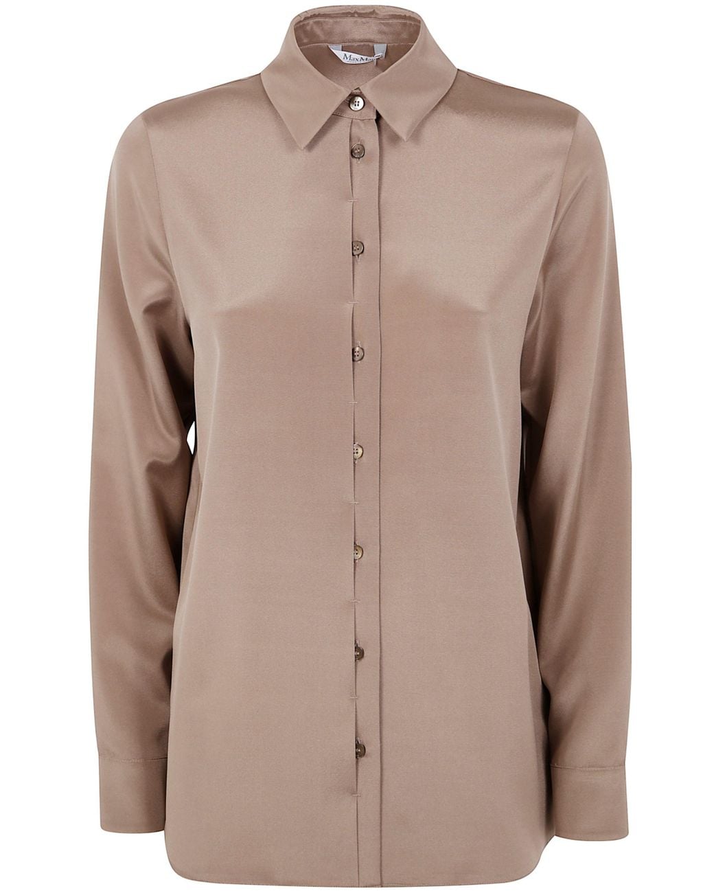 Max Mara Pure Natural Classic Silky Shirt "Avion"