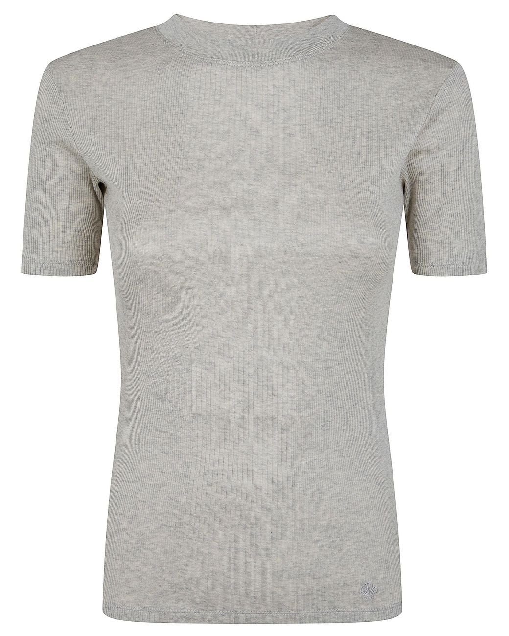 Loulou de Saison White T-Shirt Fitted "Avalyn"