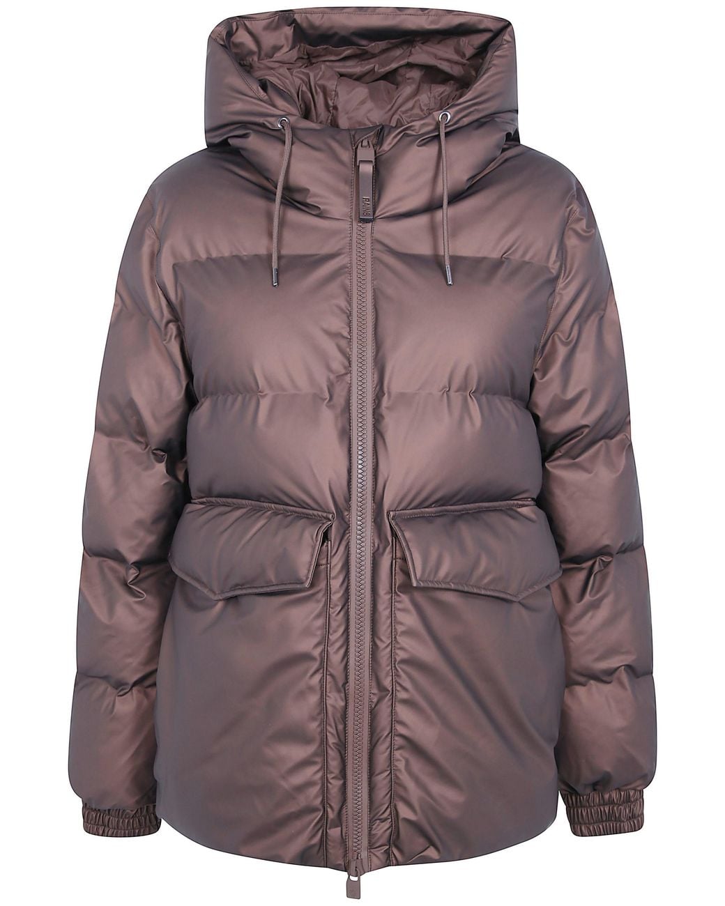 Rains Purple Jacket A Line "A Line Puffer Jacket"