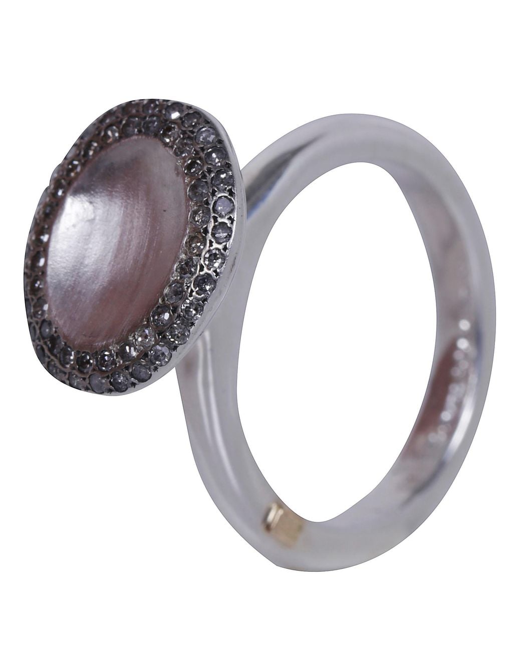 Rosa Maria Metallic Diamond Ring "Ato D"